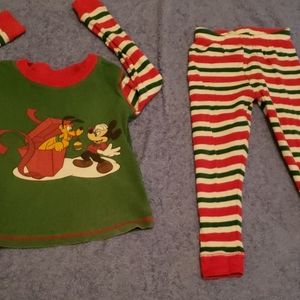 Gently loved Mickey mouse pj's